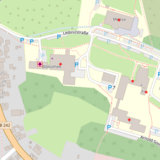 Karte vom Campus der TU Clausthal